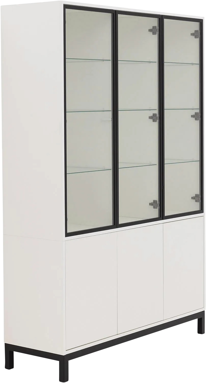 Goossens Valencia Vitrinekast Melamine - 8244533-goossens-valencia-vitrinekast-melamine-08