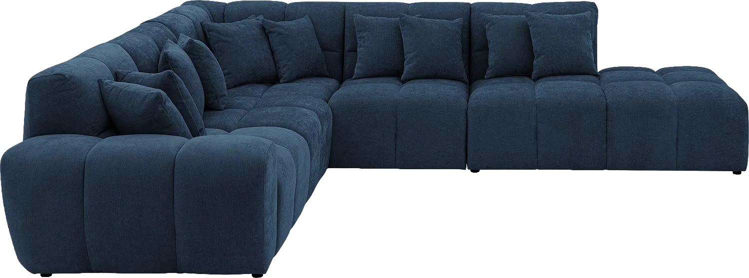Goossens Excellent Kubus Bank Stof Blauw - 8252749-goossens-excellent-kubus-bank-stof-blauw-03