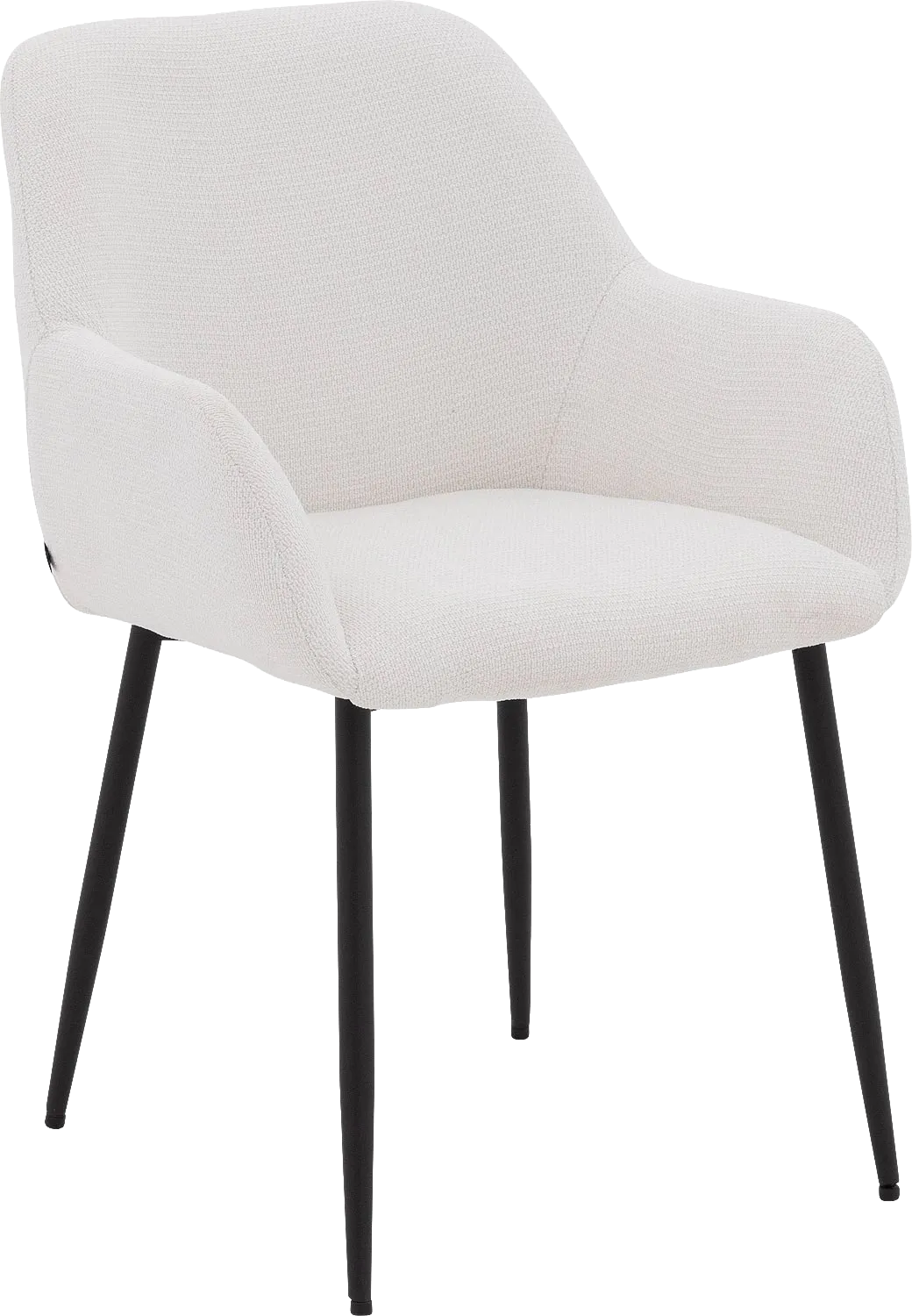 Goossens Basic Anne Eetkamerstoel Stof Wit - 8235432-goossens-basic-anne-eetkamerstoel-stof-wit-01