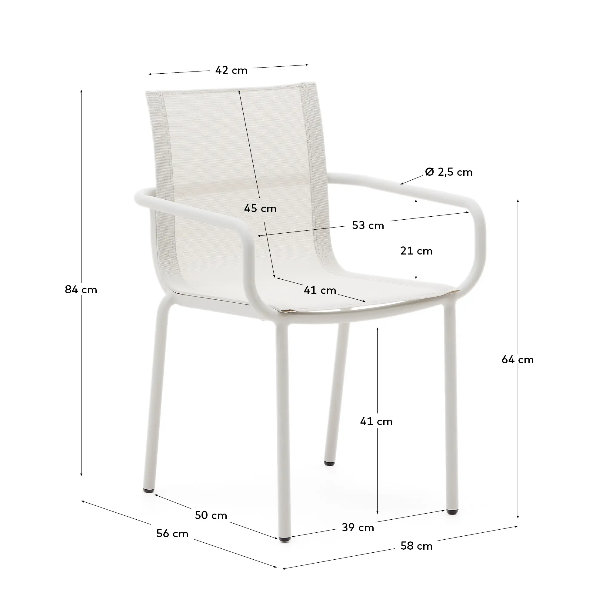 Kave Home Galdana Tuinstoelen Aluminium - 8240169-kave-home-galdana-tuinstoelen-aluminium-07