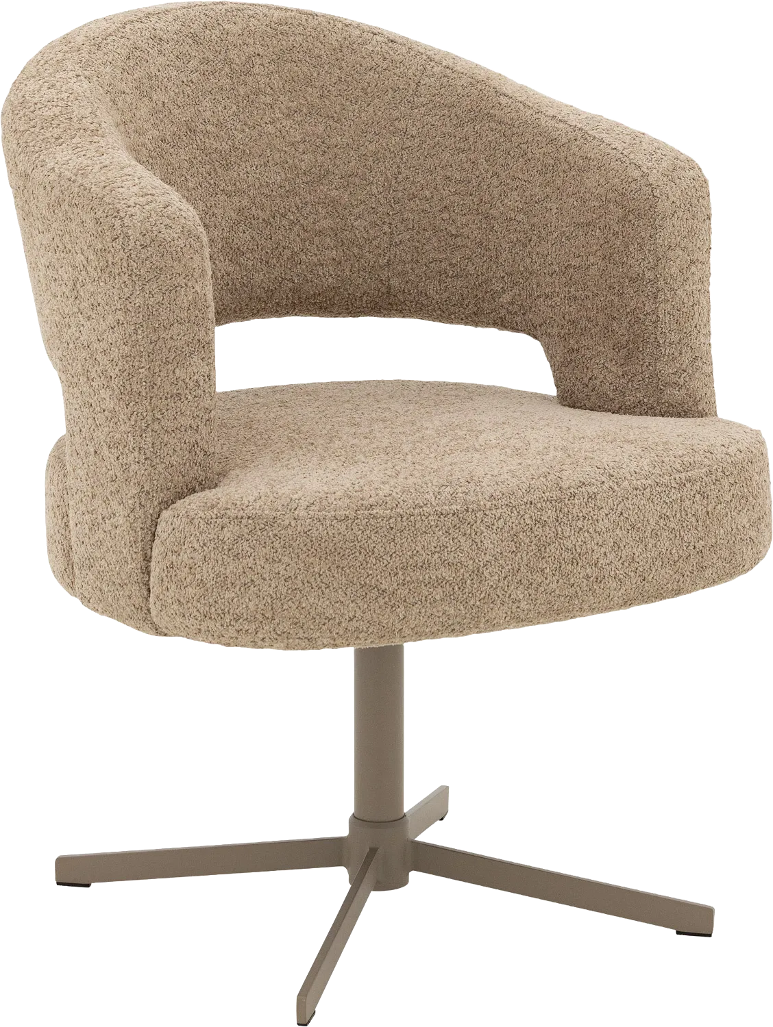 Goossens Excellent Roma Eetkamerstoel Stof Bruin - 8260075-goossens-excellent-roma-eetkamerstoel-stof-bruin-10
