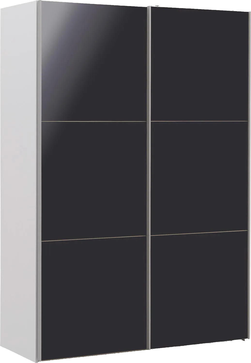 Goossens Kledingkast Easy Storage Sdk, 153 cm breed, 220 cm hoog, 2x 3 paneel schuifdeuren