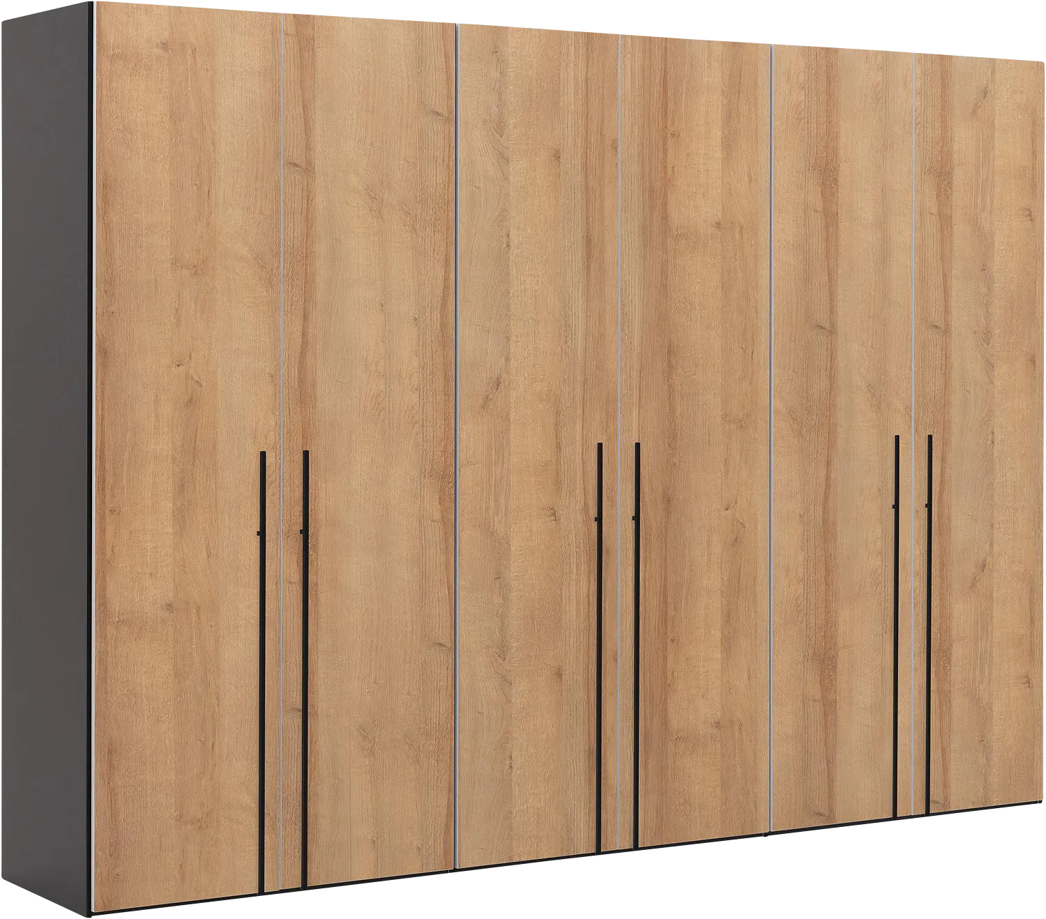 Goossens Kledingkast Easy Storage Ddk, Kledingkast 304 cm breed, 220 cm hoog, 6x draaideur