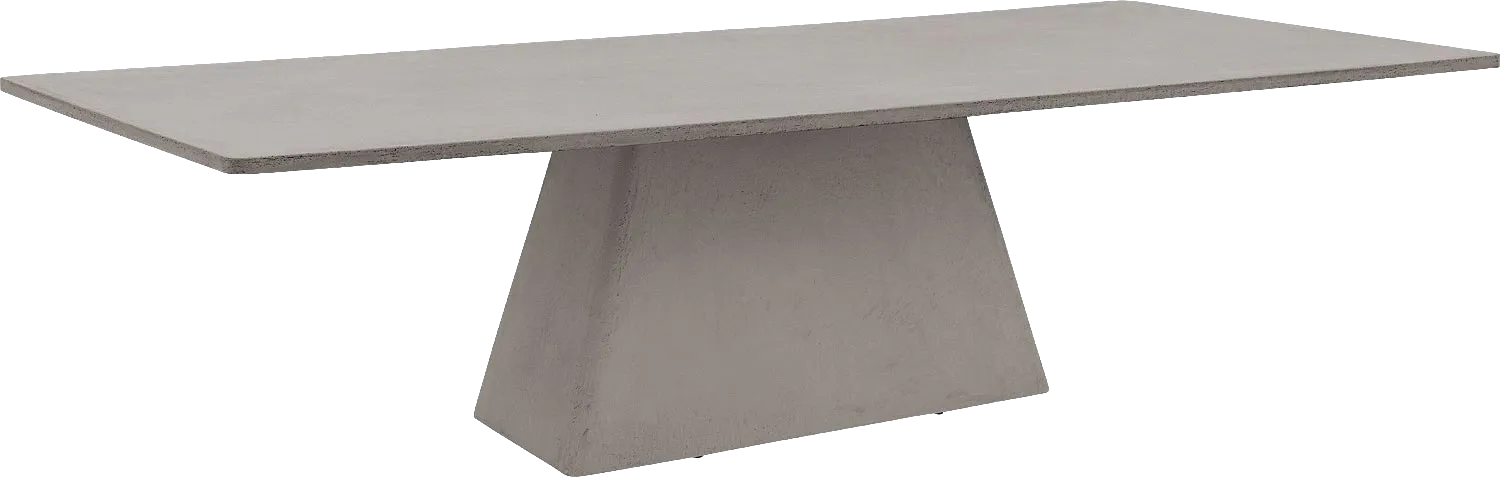 Goossens Eettafel Stone, Rechthoekig 300 x 110 cm