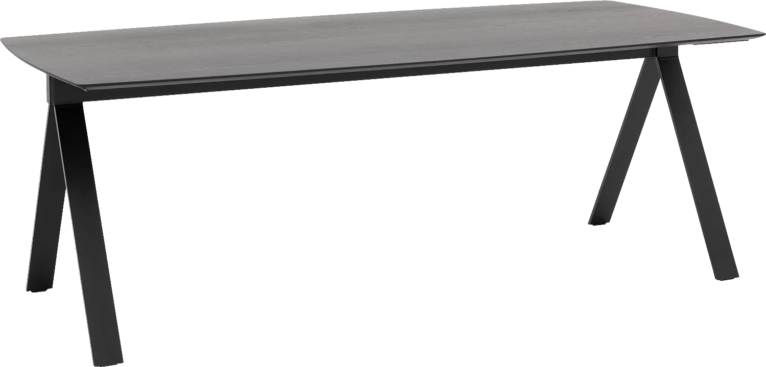 Goossens Excellent Eettafel Uniek, Semi rechthoekig 180 x 100 cm