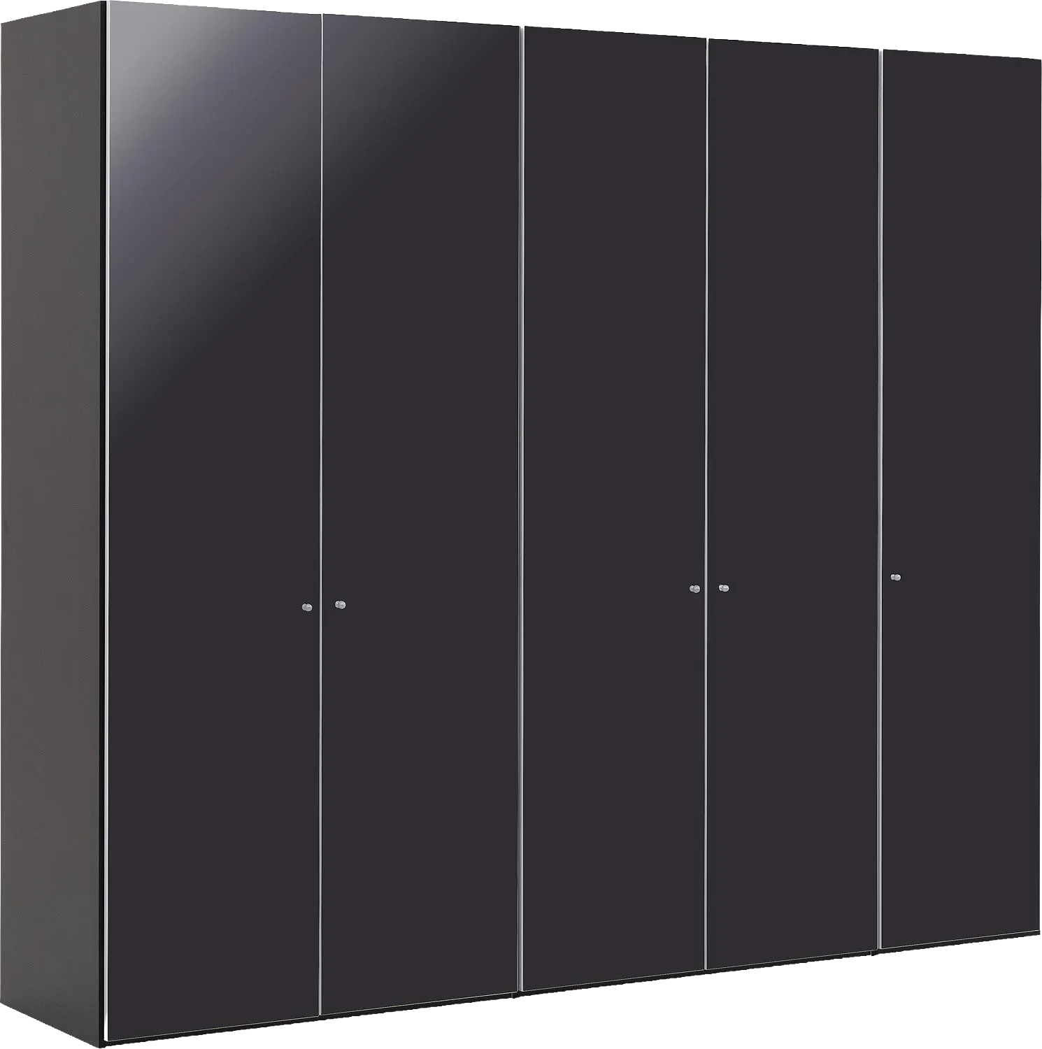 Goossens Kledingkast Easy Storage Ddk, Kledingkast 253 cm breed, 220 cm hoog, 5x draaideur