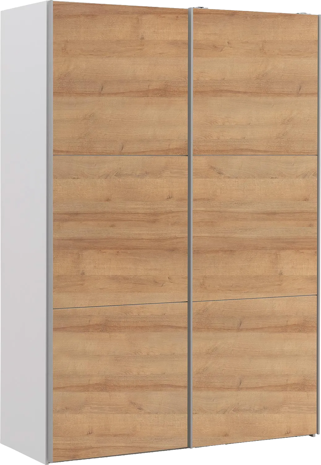 Goossens Kledingkast Easy Storage Sdk, 153 cm breed, 220 cm hoog, 2x 3 paneel schuifdeuren