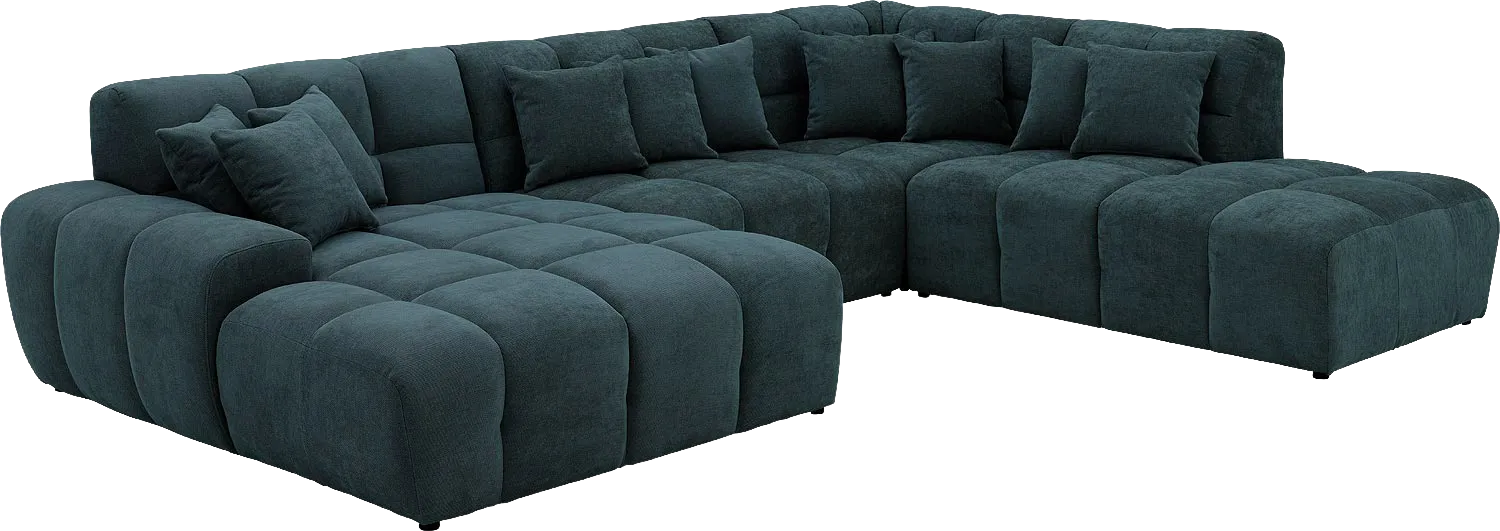 Goossens Excellent Kubus Bank Stof Groen - 8252893-goossens-excellent-kubus-bank-stof-groen-05