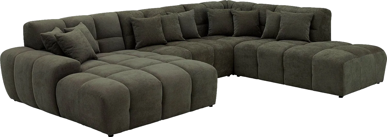 Goossens Excellent Kubus Bank Stof Groen - 8252894-goossens-excellent-kubus-bank-stof-groen-05