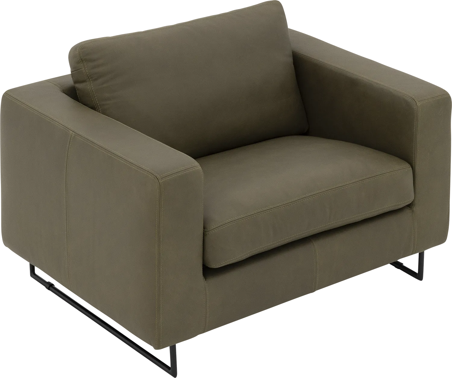 Goossens Excellent Jovani Bank Leer Groen - 8261066-goossens-excellent-jovani-bank-leer-groen-05
