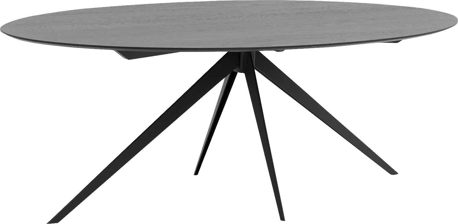 Goossens Excellent Eettafel Uniek, Ovaal 200 x 110 cm