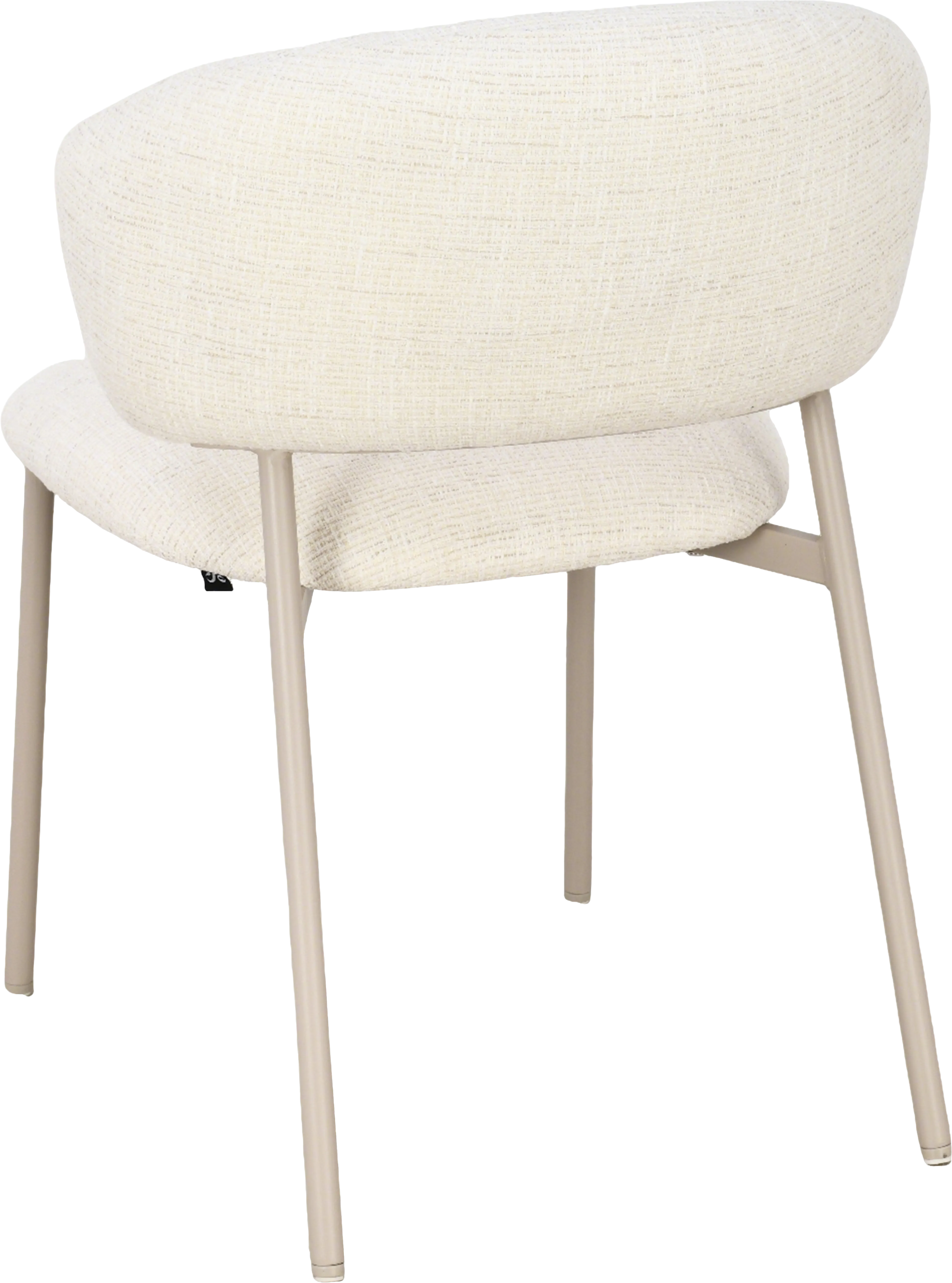 Goossens Basic Sanne Eetkamerstoel Stof Beige - 8260016-goossens-basic-sanne-eetkamerstoel-stof-beige-03