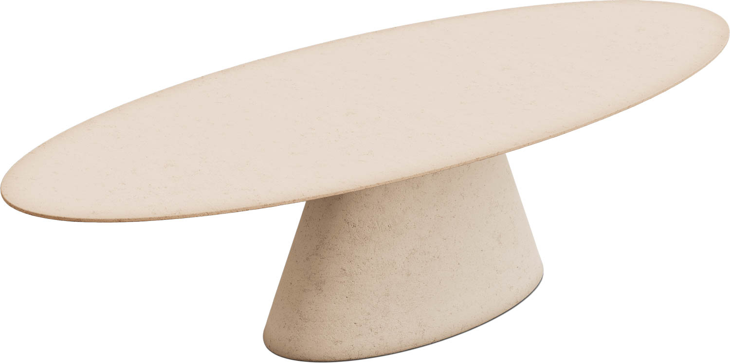 Goossens Stone Eettafel Beton Beige - 8252449-goossens-stone-eettafel-beton-beige-02