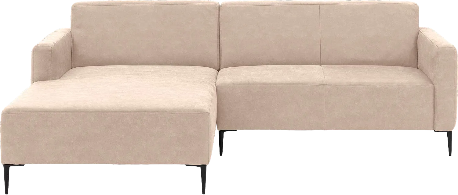 Goossens Bank Key West beige, micro leer, 2-zits, modern design