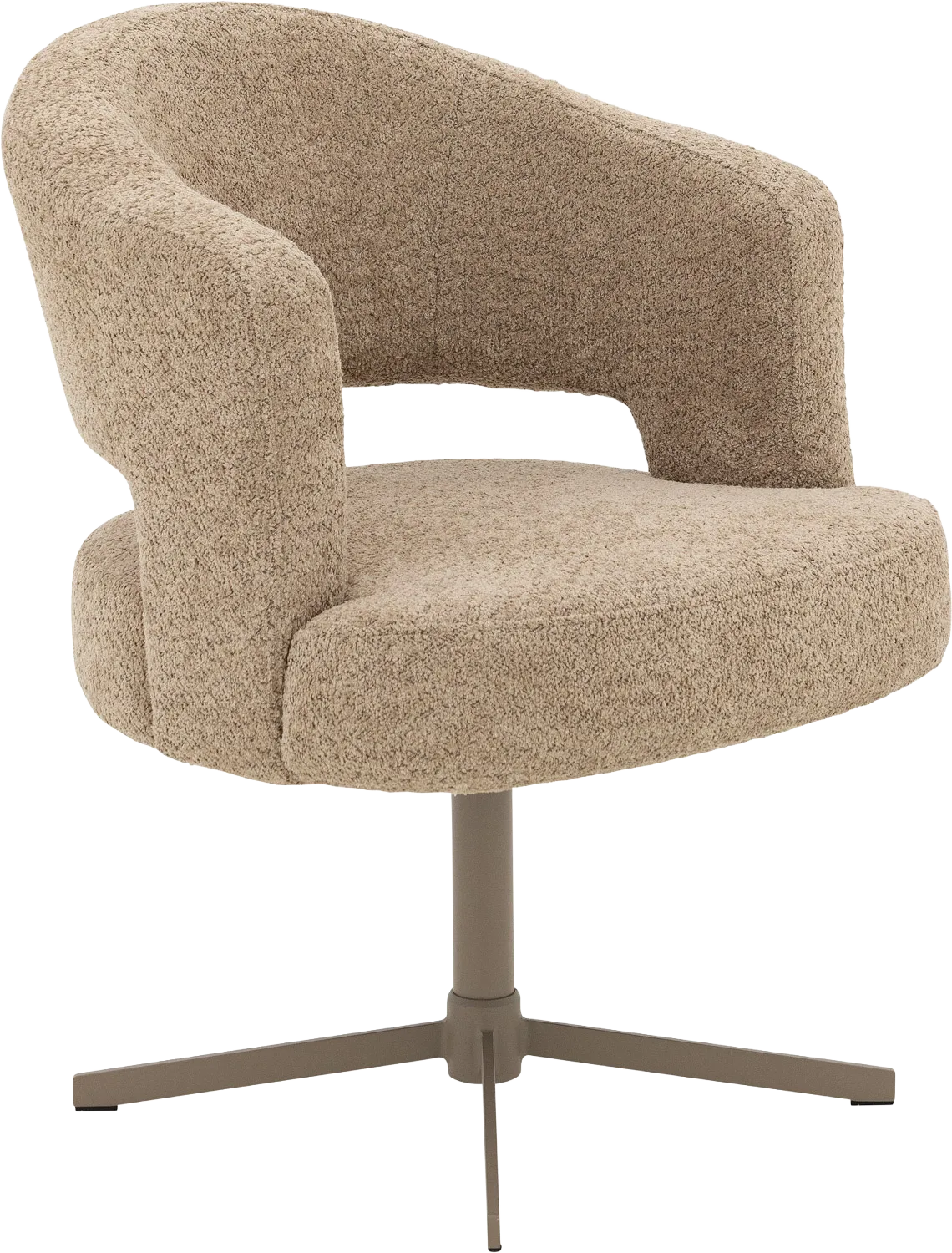 Goossens Excellent Roma Eetkamerstoel Stof Bruin - 8260075-goossens-excellent-roma-eetkamerstoel-stof-bruin-15