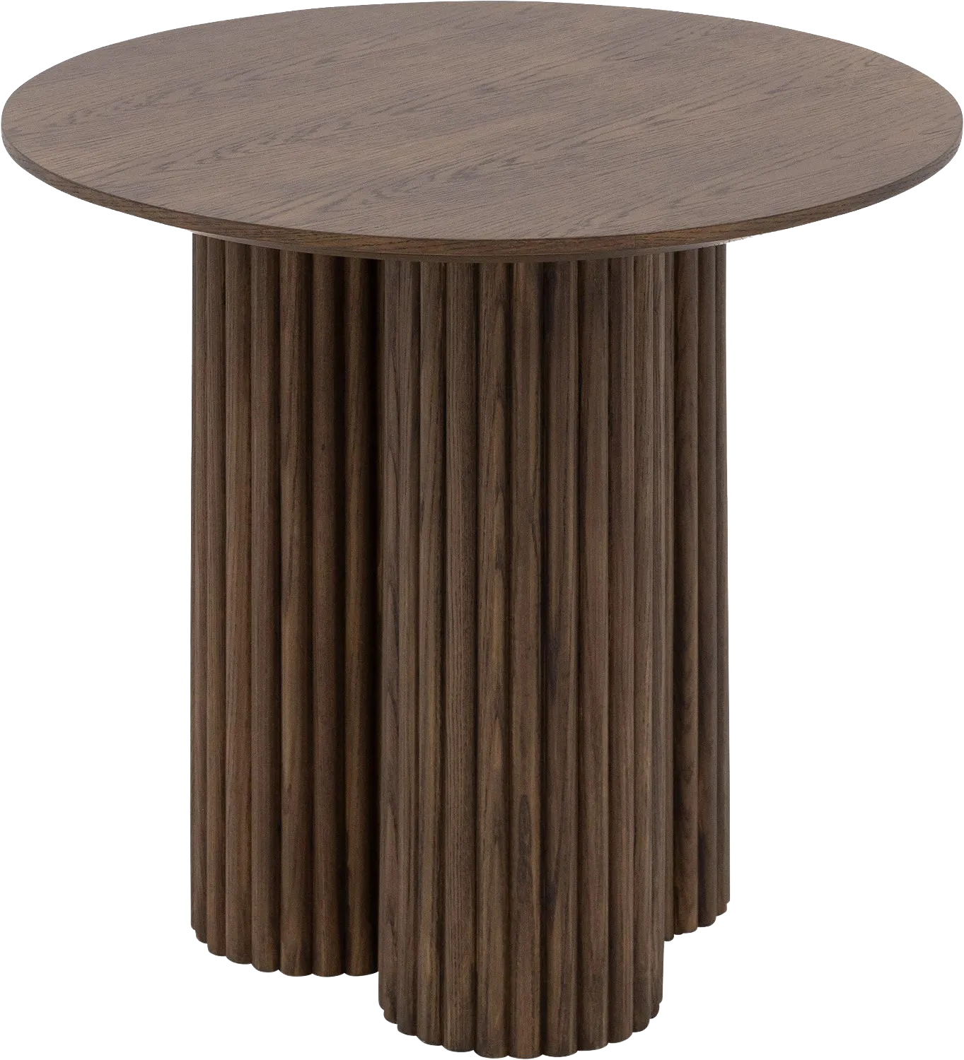 Goossens Basic Bijzettafel Melani, hout eiken bruin,, 60 x 55 x 60 cm