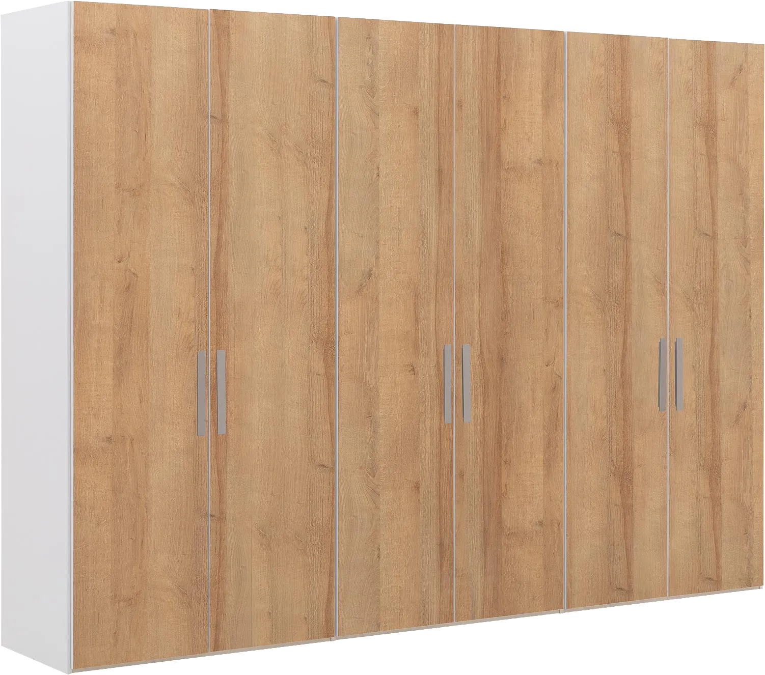 Goossens Kledingkast Easy Storage Ddk, Kledingkast 304 cm breed, 220 cm hoog, 6x draaideur