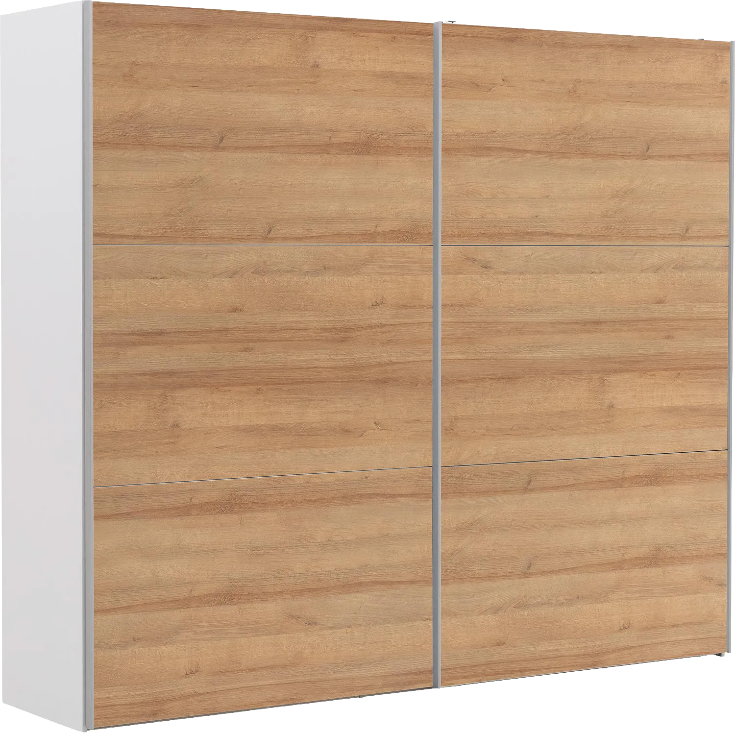 Goossens Kledingkast Easy Storage Sdk, 253 cm breed, 220 cm hoog, 2x 3 paneel schuifdeuren