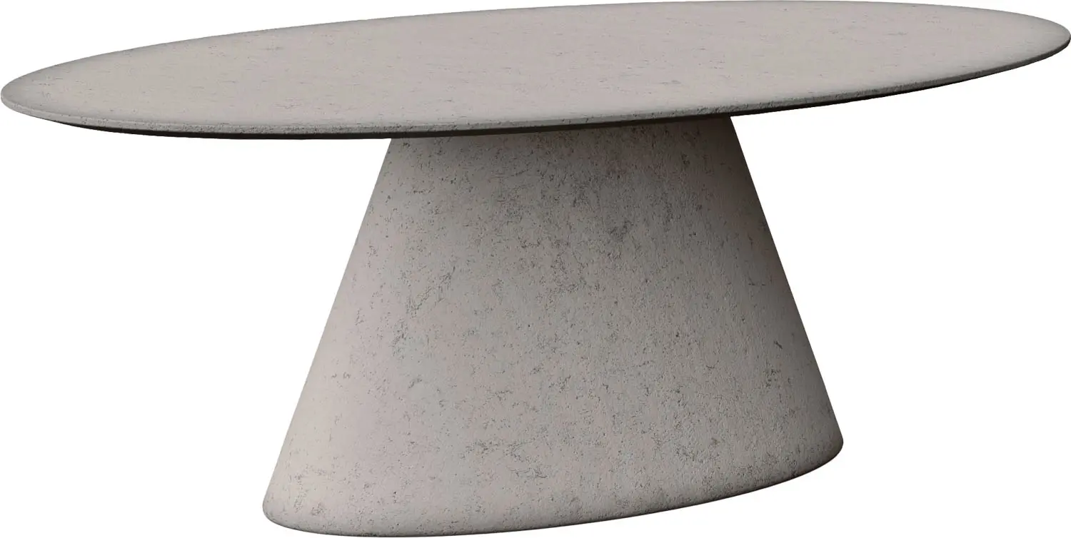 Goossens Stone Eettafel Beton Grijs - 8252408-goossens-stone-eettafel-beton-grijs-01