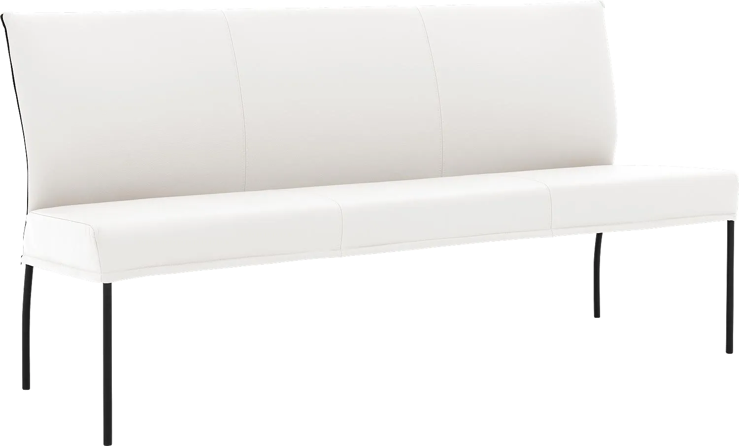 Goossens Eetkamerbank Funk, Zonder arm, 190 cm breed