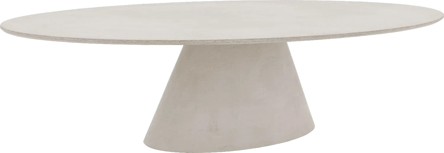 Goossens Eettafel Stone, Ovaal 300 x 120 cm