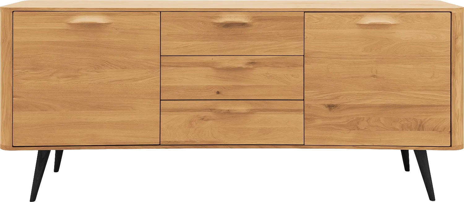 Goossens Dressoir Bjarte, 2 deuren 3 laden