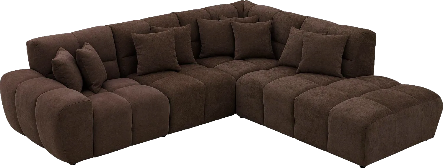 Goossens Excellent Kubus Bank Stof Bruin - 8252727-goossens-excellent-kubus-bank-stof-bruin-04