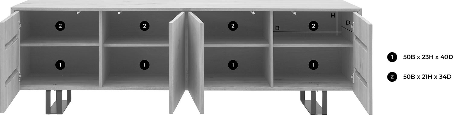 Goossens Luuk Dressoir Eiken - 8160253-goossens-luuk-dressoir-eiken-50