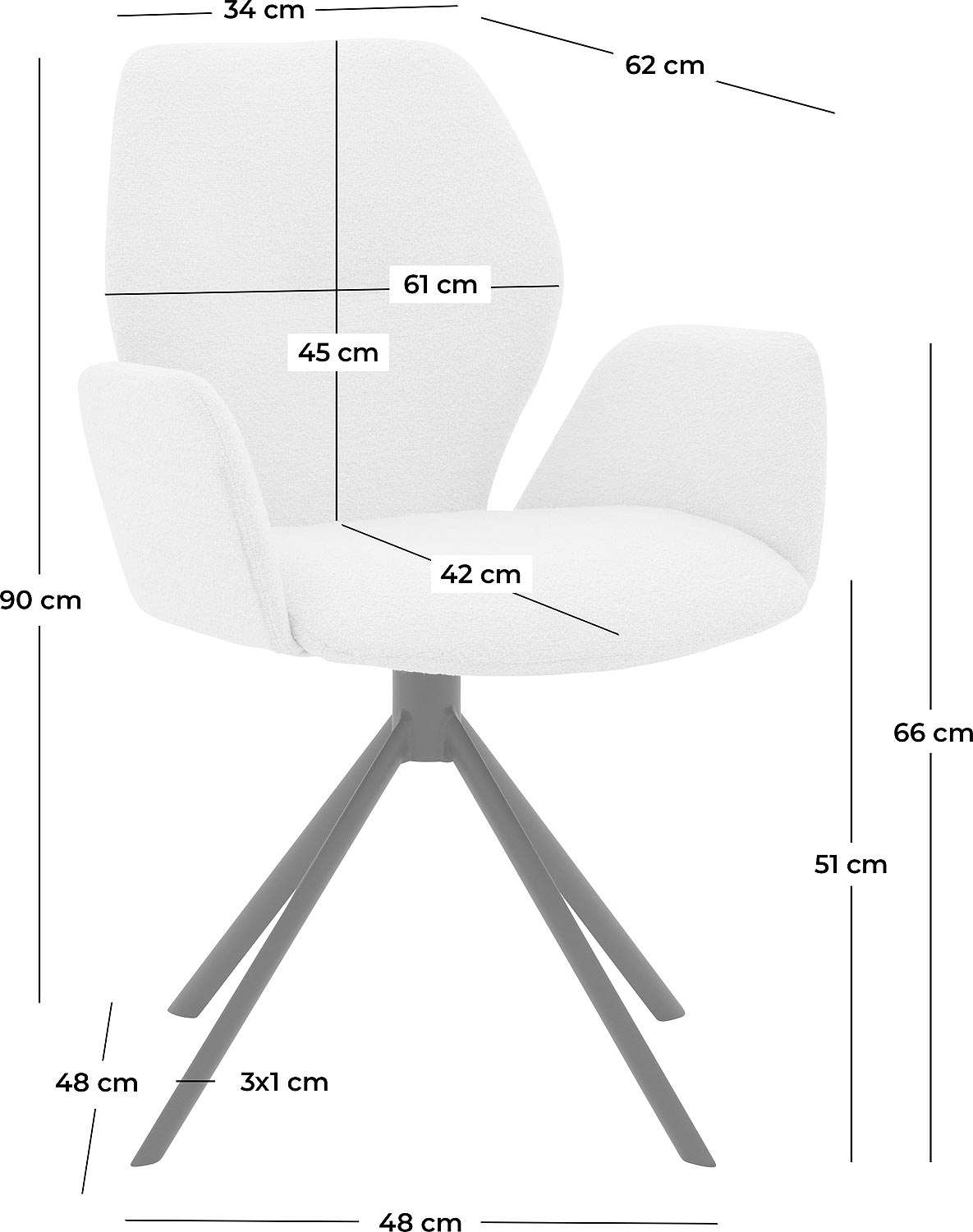 Goossens Hera Stoel Onderdelen Stof - 8221043-goossens-hera-stoel-onderdelen-stof-50