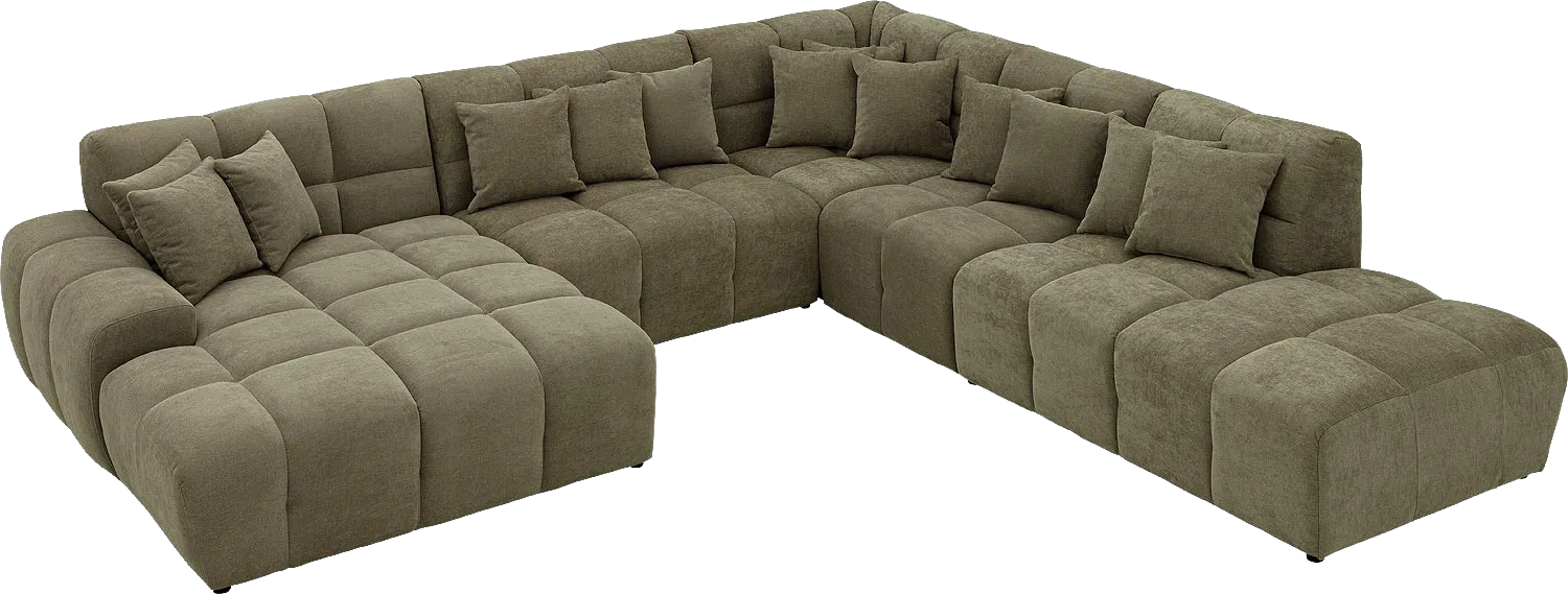 Goossens Excellent Kubus Bank Stof Groen - 8252787-goossens-excellent-kubus-bank-stof-groen-04