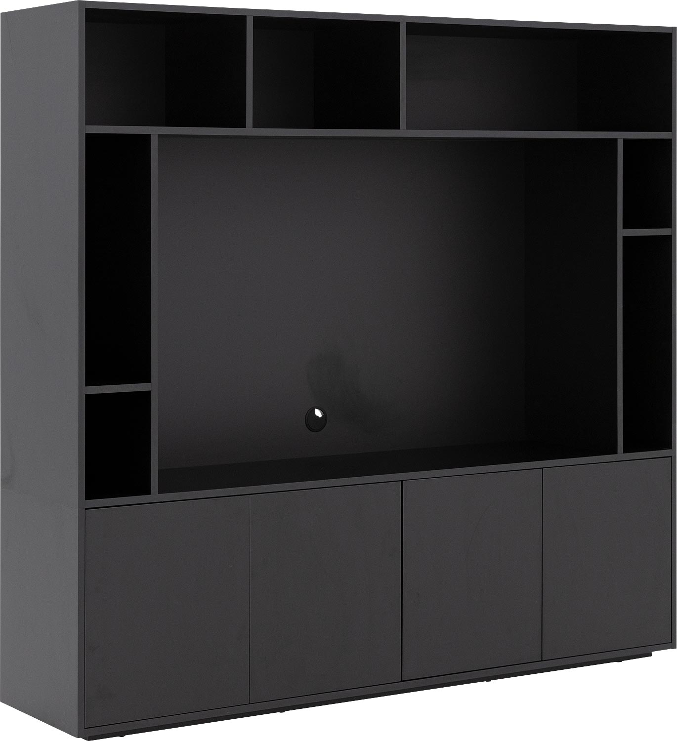 Goossens Basic Madrid Tv Meubel Melamine Zwart - 8251695-goossens-basic-madrid-tv-meubel-melamine-zwart-06