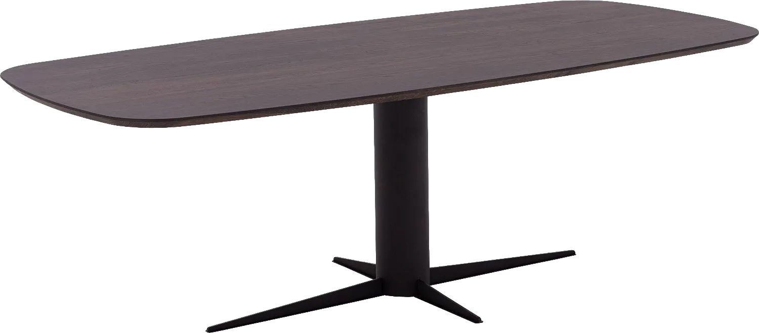 Goossens Levi Eettafel Eiken Bruin - 8252124-goossens-levi-eettafel-eiken-bruin-01