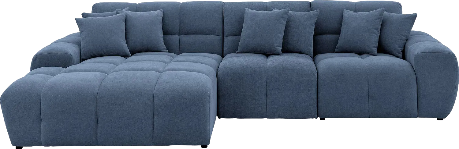 Goossens Excellent Kubus Bank Stof Blauw - 8252700-goossens-excellent-kubus-bank-stof-blauw-01