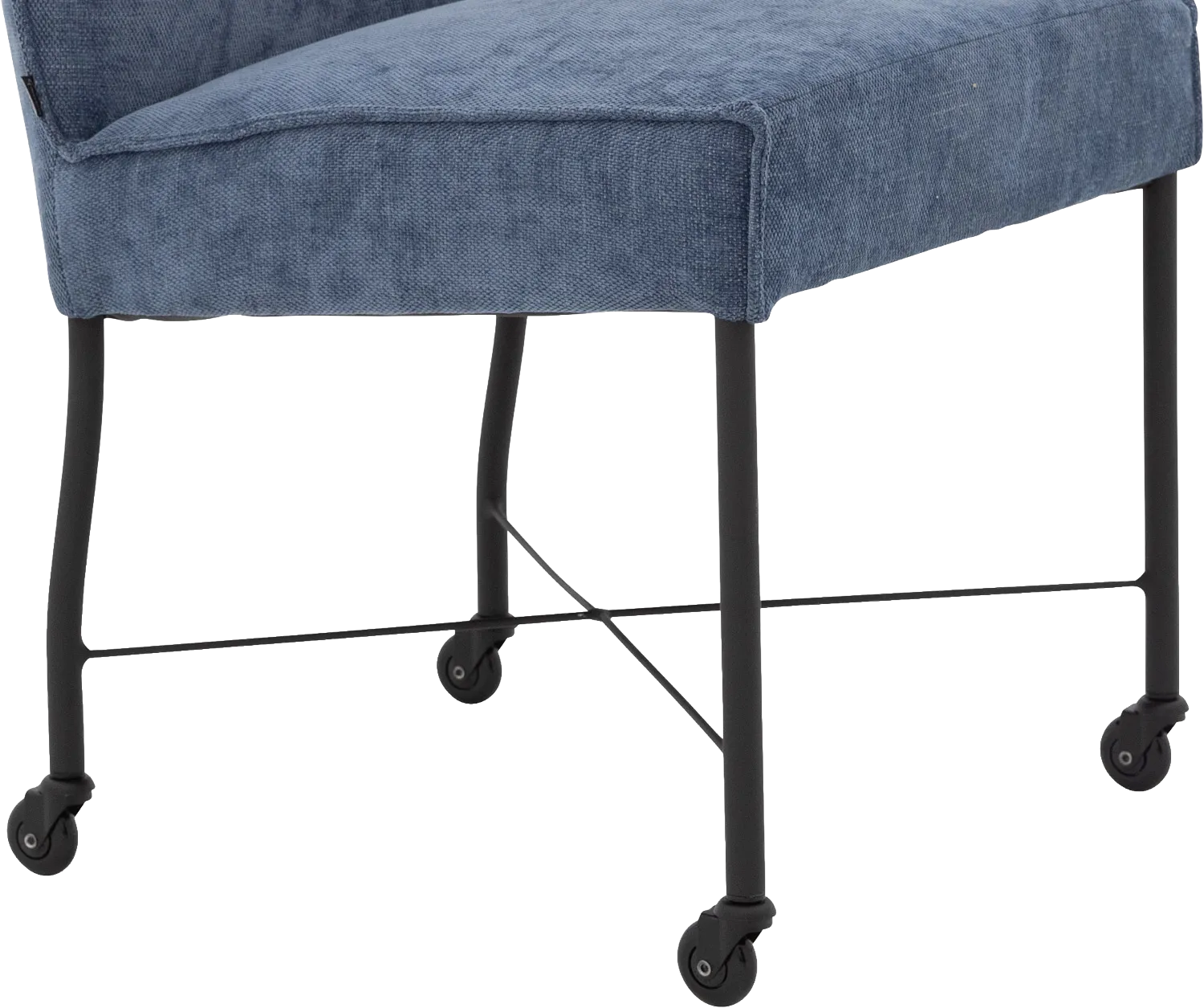Goossens Erik Eetkamerstoel Stof Blauw - 8235803-goossens-erik-eetkamerstoel-stof-blauw-06