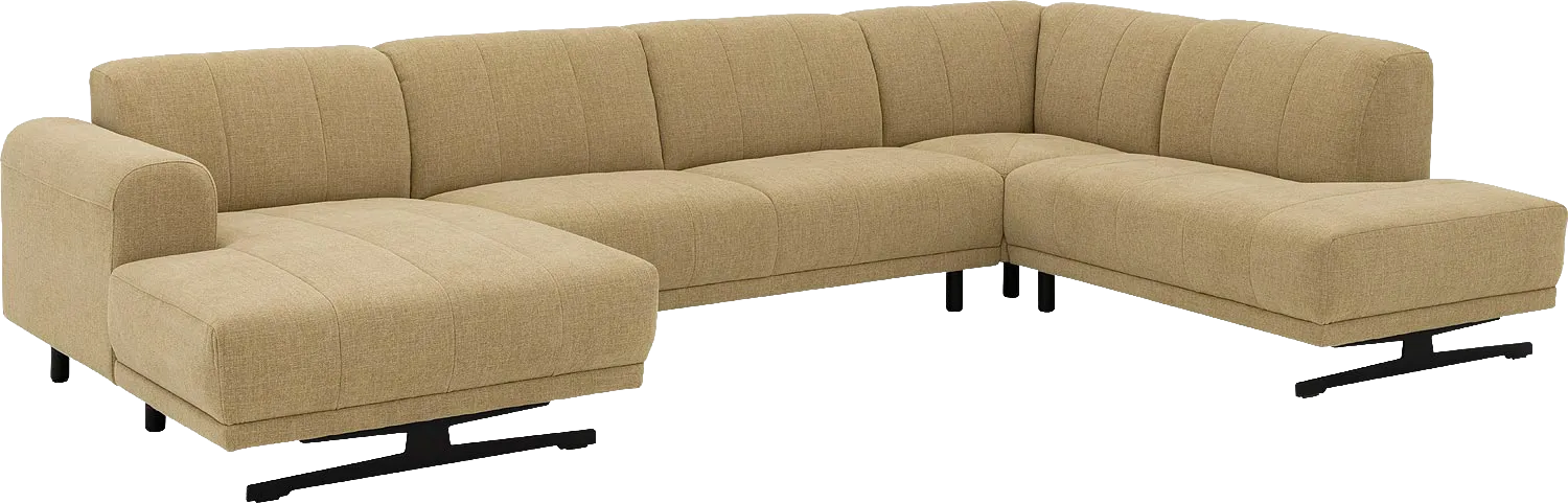 Goossens Mellow Bank Stof Geel - 8252087-goossens-mellow-bank-stof-geel-02