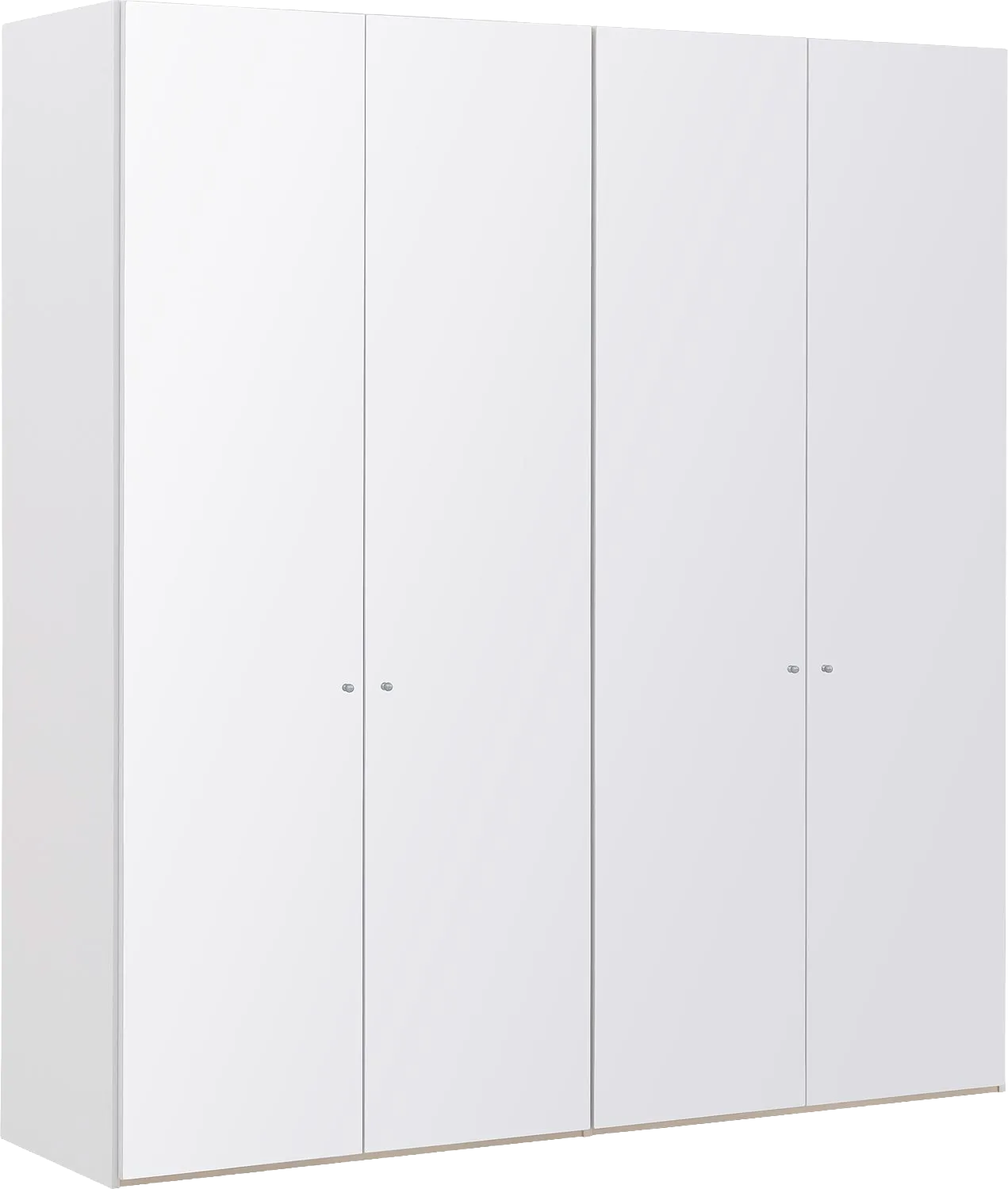 Goossens Kledingkast Easy Storage Ddk, Kledingkast 203 cm breed, 220 cm hoog, 4x glas draaideur