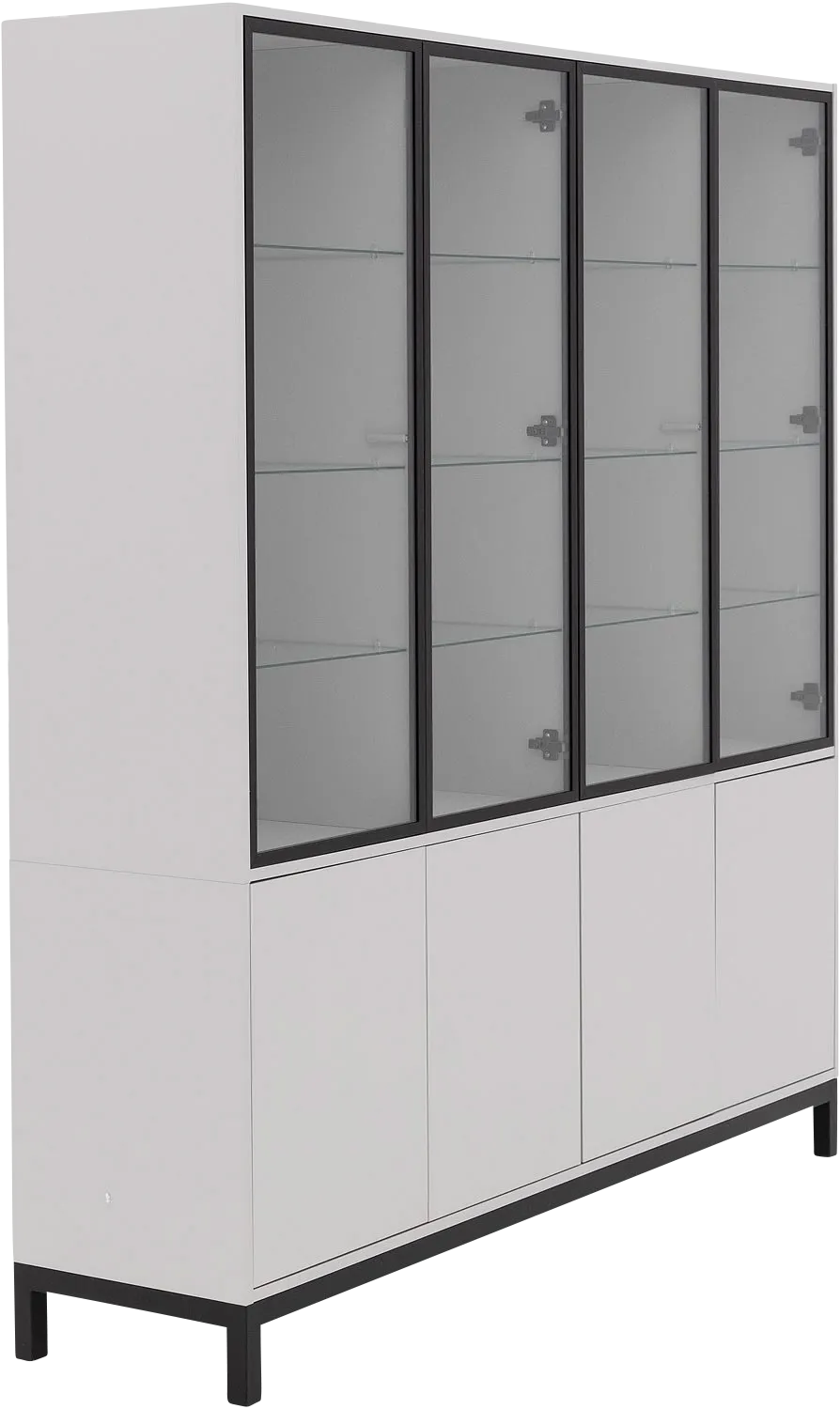 Goossens Valencia Vitrinekast Melamine - 8244534-goossens-valencia-vitrinekast-melamine-08