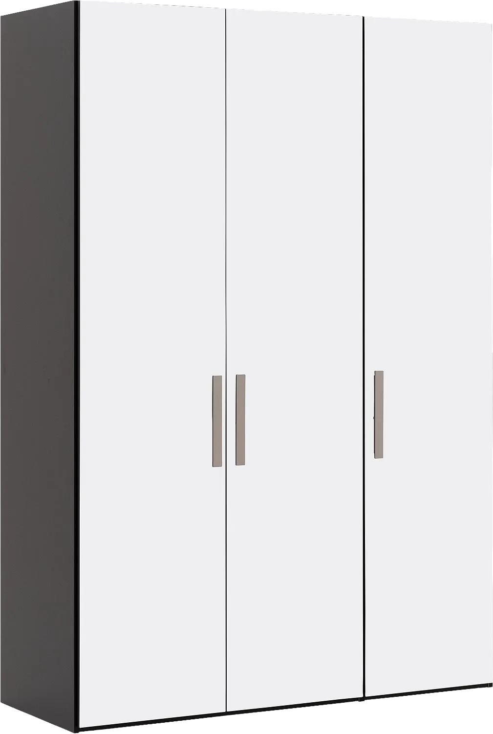 Goossens Kledingkast Easy Storage Ddk, Kledingkast 153 cm breed, 220 cm hoog, 3x glas draaideur