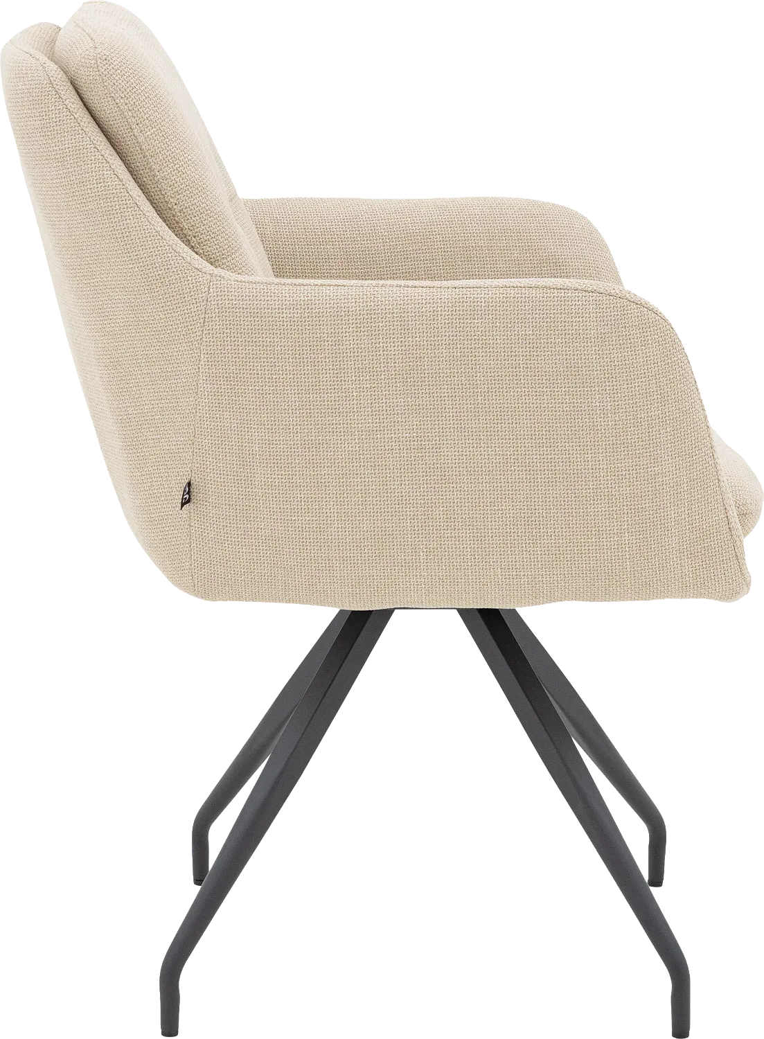 Goossens Mirthe Eetkamerstoel Stof Beige - 8252167-goossens-mirthe-eetkamerstoel-stof-beige-05