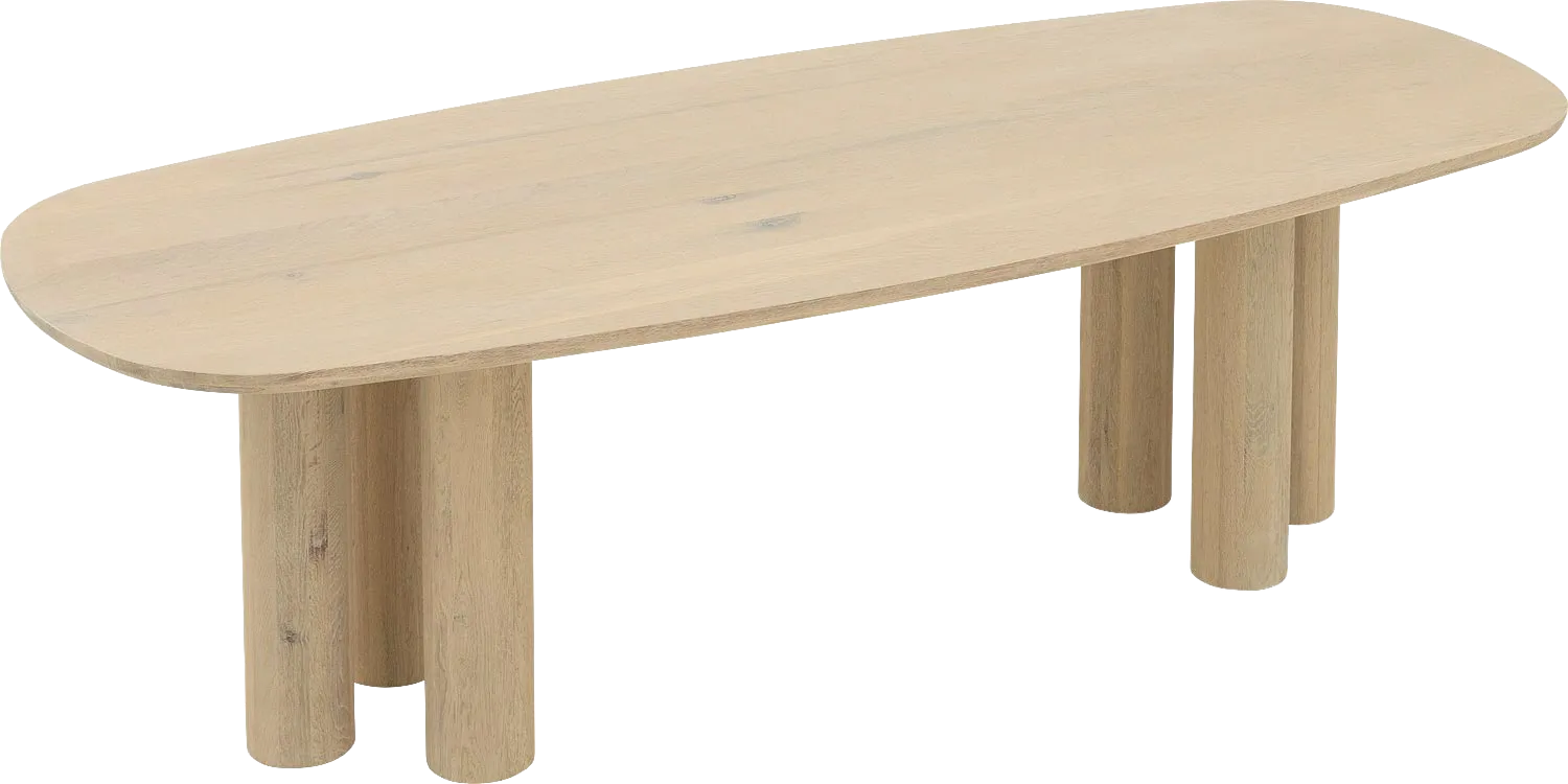 Goossens Slim Eettafel Eiken Wit - 8252120-goossens-slim-eettafel-eiken-wit-03