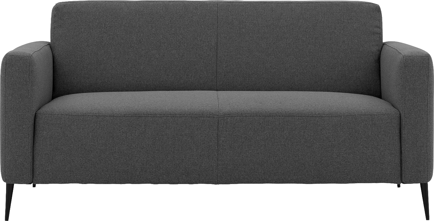 Goossens Bank Key West grijs, stof, 2,5-zits, modern design