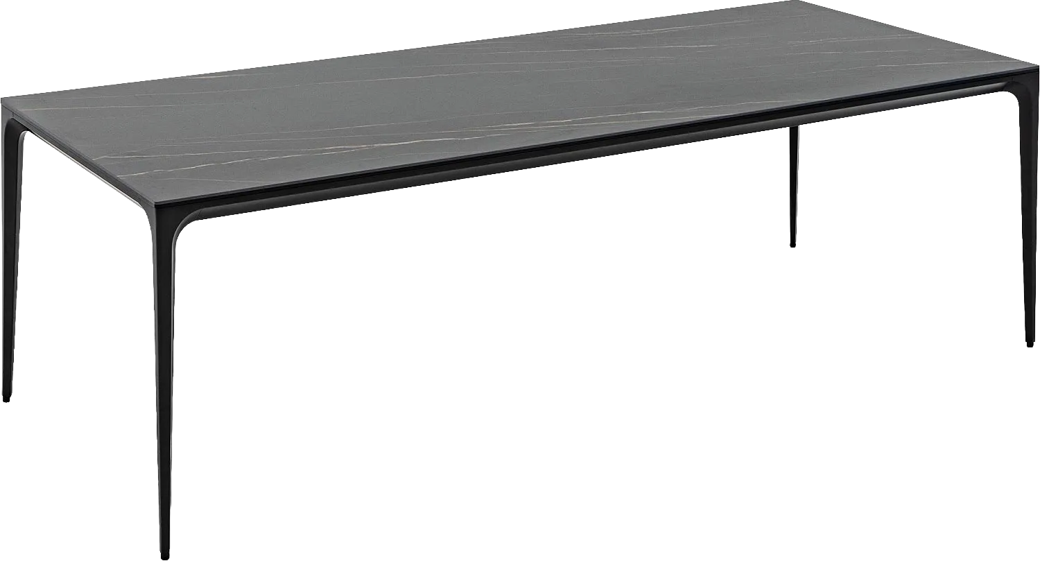 Goossens Mundi Eettafel Keramiek Zwart - 8235367-goossens-mundi-eettafel-keramiek-zwart-01