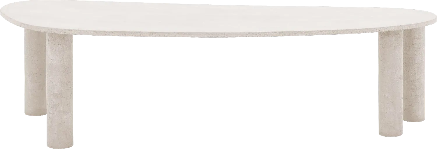 Goossens Stone Eettafel Beton Wit - 8231895-goossens-stone-eettafel-beton-wit-03
