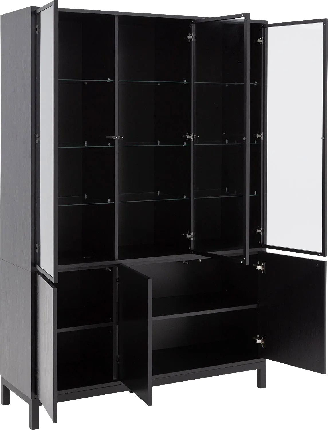 Goossens Valencia Vitrinekast Melamine - 8243924-goossens-valencia-vitrinekast-melamine-04