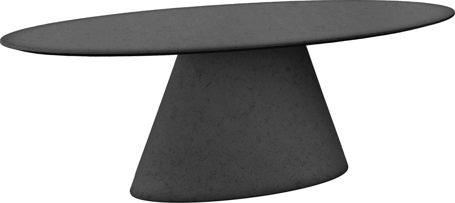 Goossens Eettafel Stone, Ovaal 240 x 120 cm