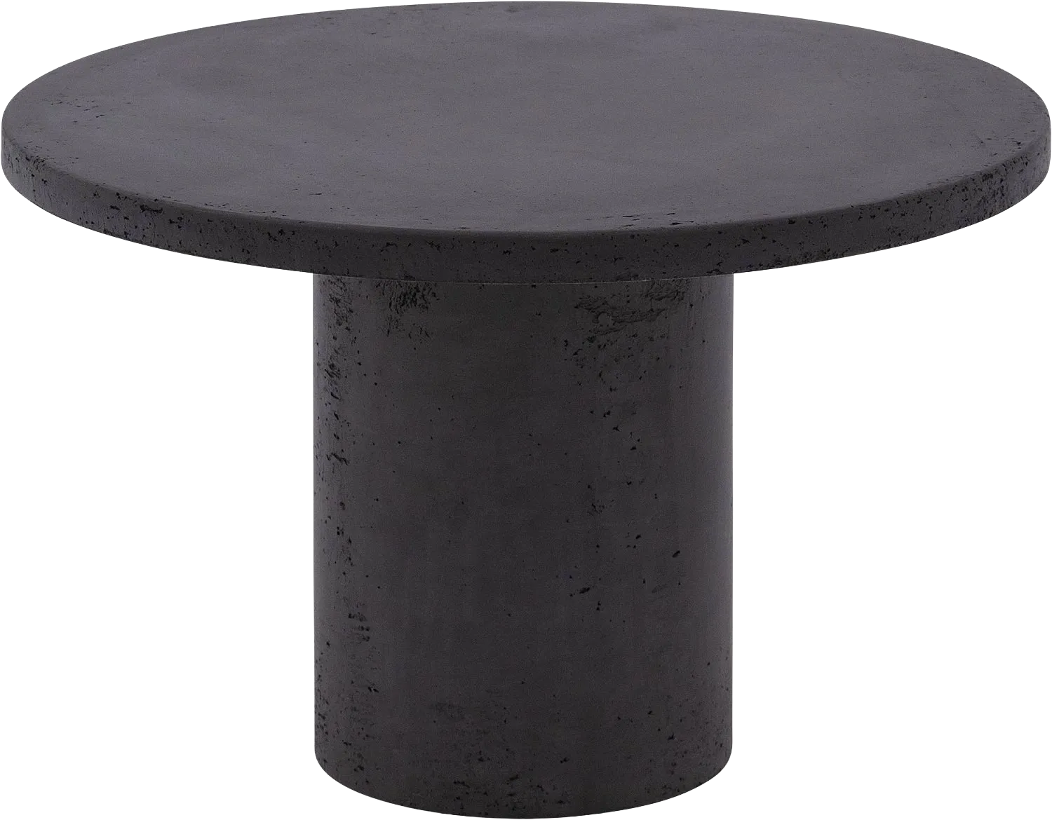 Goossens Salontafel Stone rond, beton grijs, urban industrieel, 50 x 31 x 50 cm
