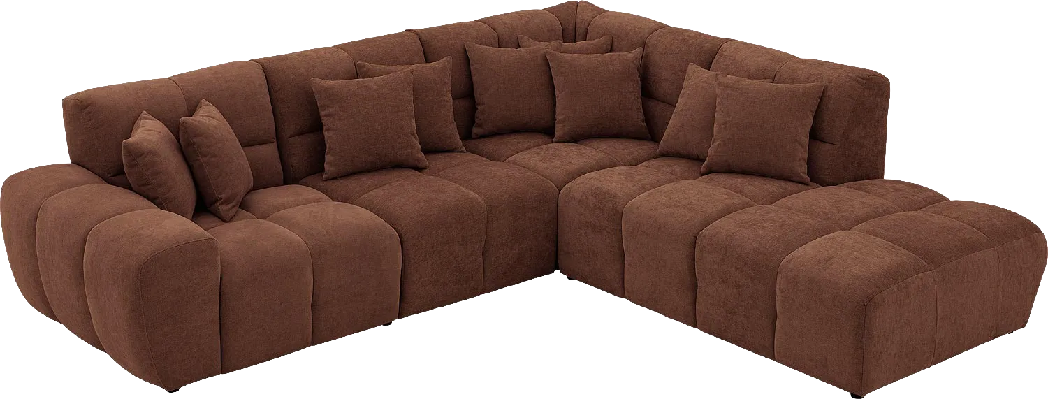 Goossens Excellent Kubus Bank Stof Bruin - 8252726-goossens-excellent-kubus-bank-stof-bruin-04