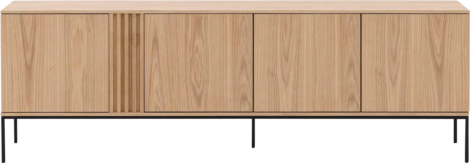 Goossens Dressoir Viola, 4 deuren staand