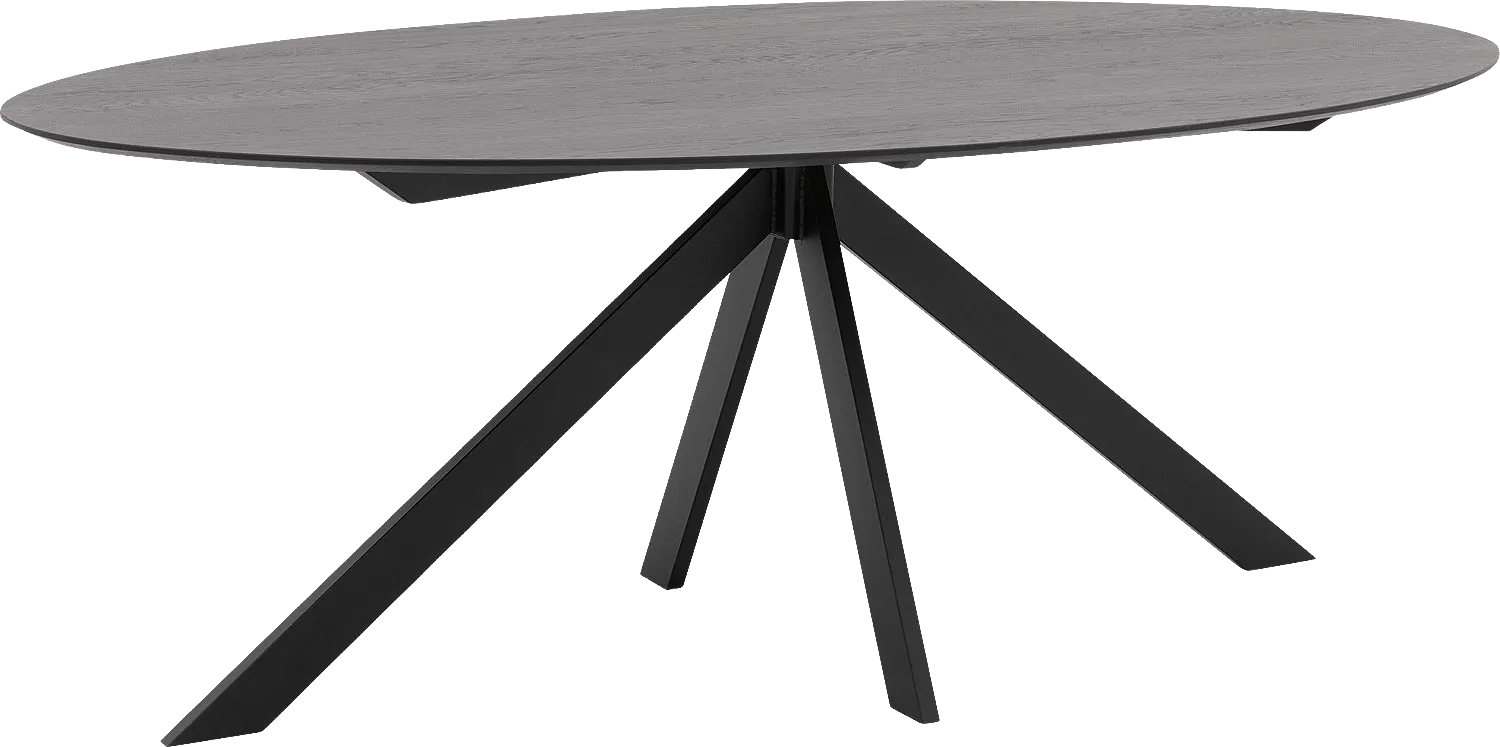 Goossens Excellent Eettafel Uniek, Ovaal 200 x 110 cm