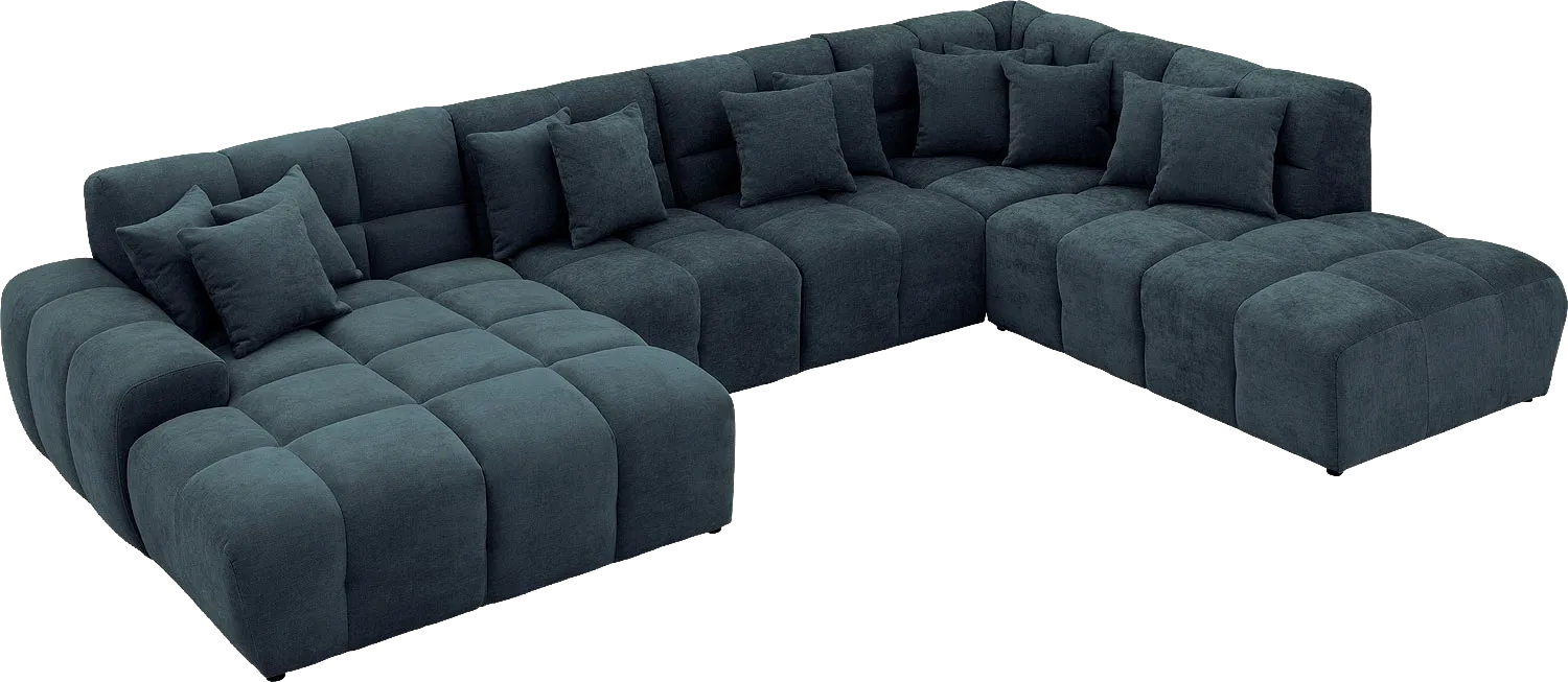 Goossens Excellent Kubus Bank Stof Blauw - 8252735-goossens-excellent-kubus-bank-stof-blauw-05